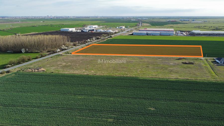 Timisoara Nord - Lot industrial: 4923mp - PUZ - utilitati complete - comision 0% - 3