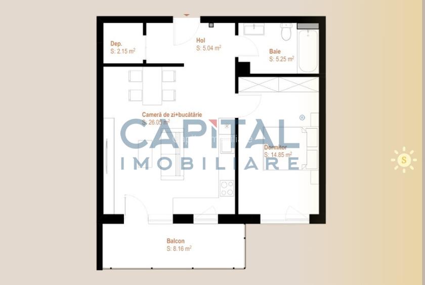 COMISION 0! Apartament 2 camere Semidecomandat, Zona Vivo/Metro - 8
