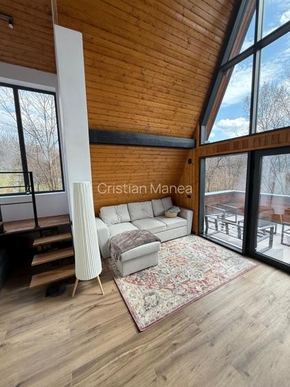 Complex A-Frame – 2 cabane construite + 3 în proiect (AC) -  suprafata 2157 mp - 10