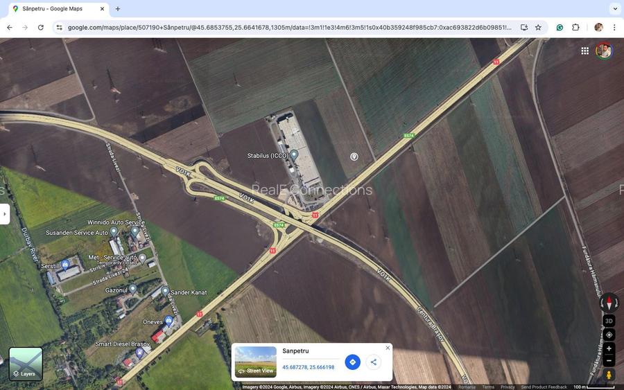 Teren intravilan 41.476 mp Sanpetru DN 11 Centura Brasov - 3