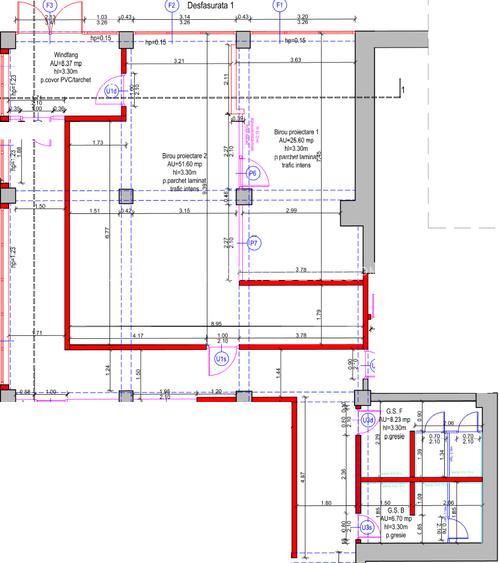 Spațiu de birouri modern de închiriat - locație semicentrală - Burebista 9-11 - 2