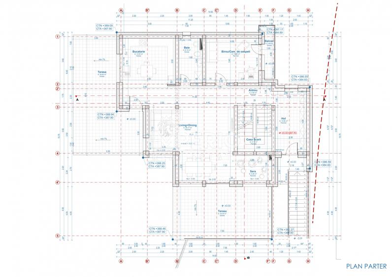 Casa individuala premium | Borhanci | teren 900 mp, garaj 2 masini, semifinisa - 3