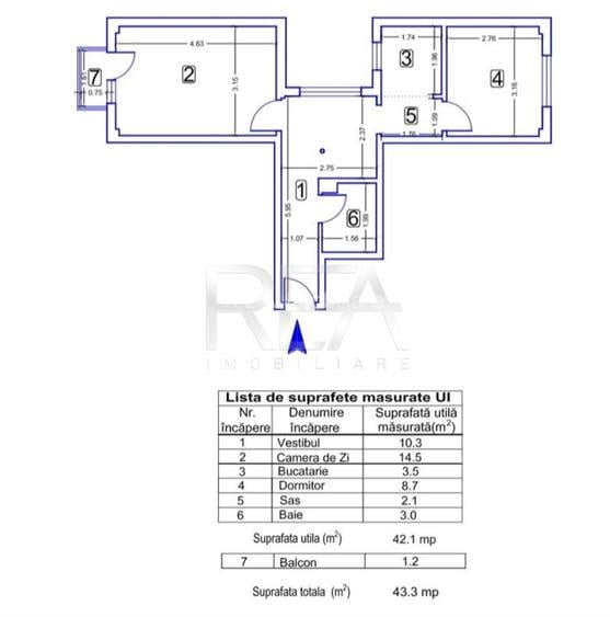 2 camere, 9/10, centrala -Drumul Taberei-Romancierilor - 9