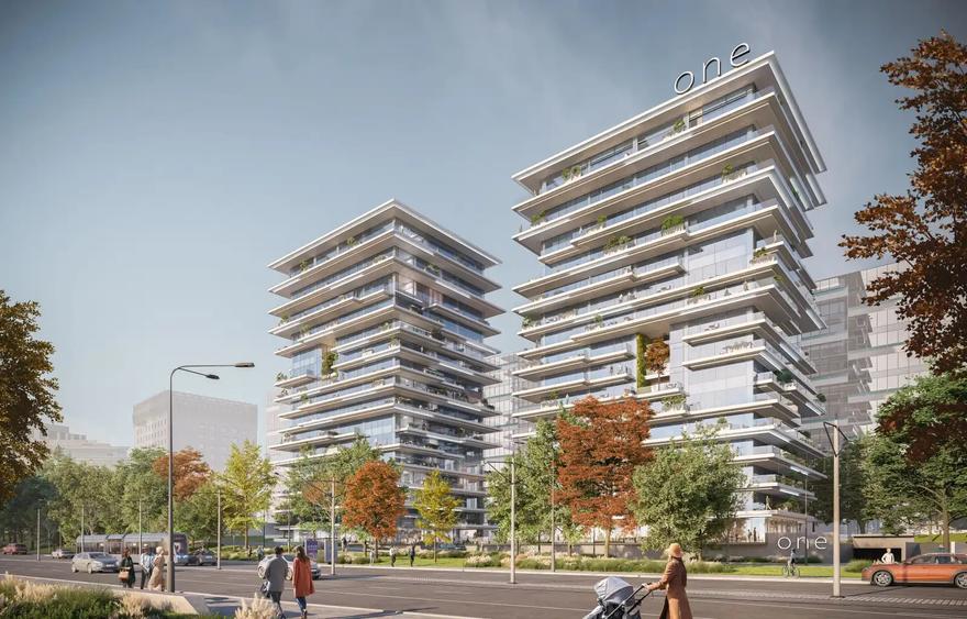 2 camere prima utilizare - Apartament de LUX cu garaj in ONE FLOREASCA TOWERS