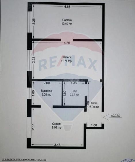 Apartament cu 3 camere de închiriat în zona Intim