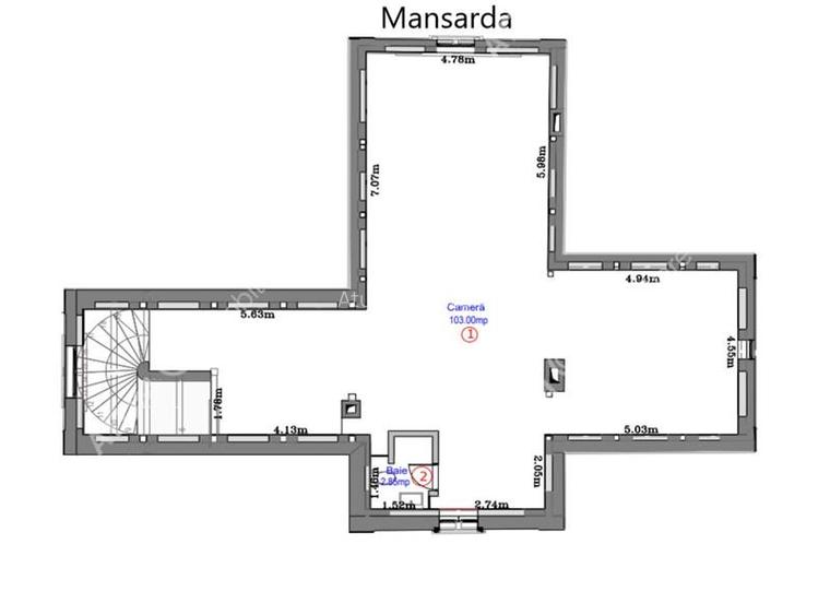 Vila cu 609 mp utili si teren de 950 mp in Sibiu zona Ultracentrala - 12