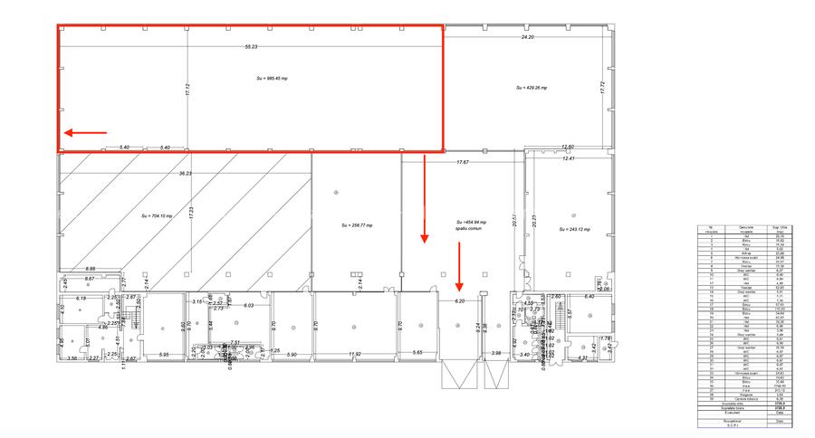 Inchiriere hala renovata Tatarasi Iasi, 990mp, zona noul Lidl - 6