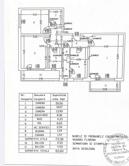 Oltenitei - Stolnici - Apartament 3 camere decomandat, centrala - 5