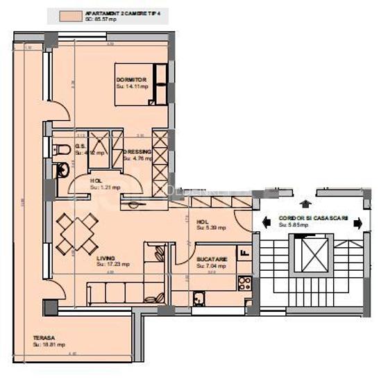 Apartament 2 camere cu vedere catre mare - 1