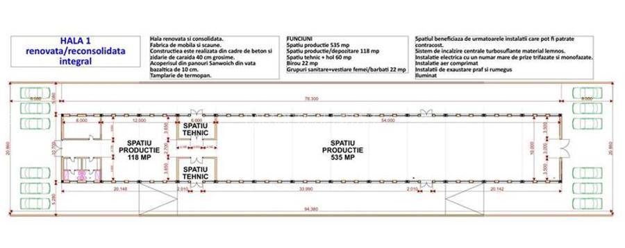 Hale industriale, fabrica de mobila la cheie de vanzare, zona Horlesti - 5