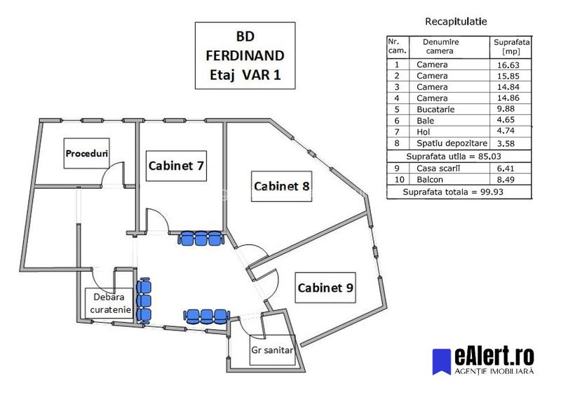 Clădire pentru centru medical, clinică sau policlinică, Bd. Ferdinand 160 - 2