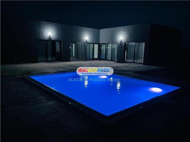 Vanzare casa de Lux cu piscina in aer liber situata in comuna Clinceni - 21