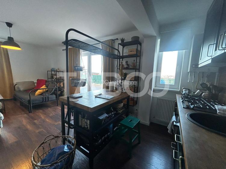 Penthouse de vanzare ulilat si mobilat cu terasa de 55 mp in Turnisor - 15