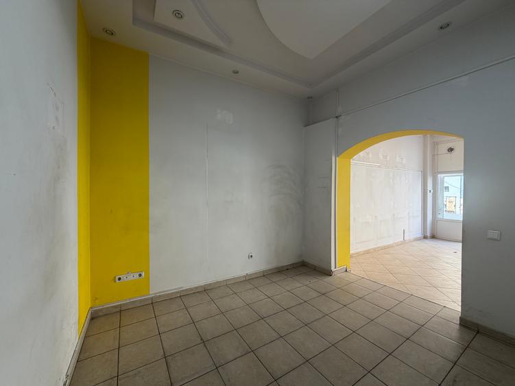 Spatiu comercial, 75 mp, vitrina, vad pietonal, strada Semaforului