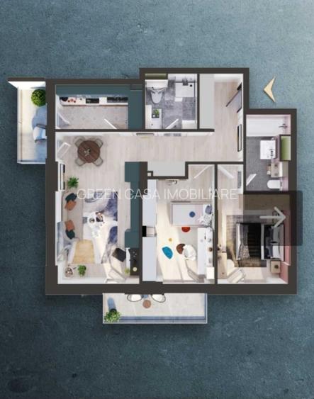 Apartament 3 camere | 2 băi | finisat premium | Elite City