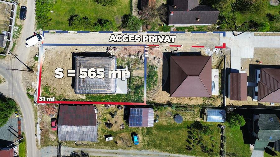 Casa noua 3 dormitoare, 565 mp teren | Tautii de Sus | Comision 0%