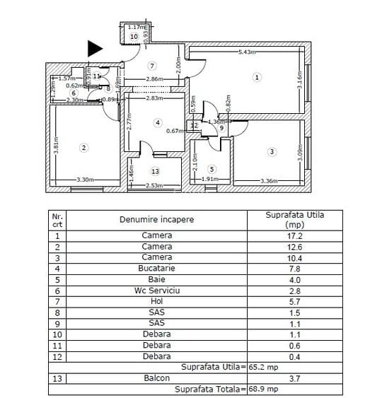 Proprietar, inchiriez 3 camere, 2/8, Rahova, Dumbrava Noua nr12, mobilat, utilat - 6