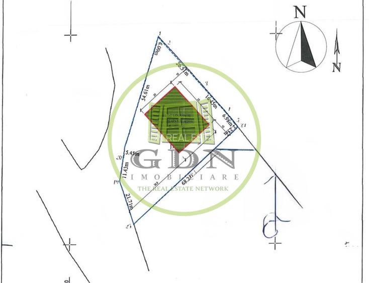 Teren intravilan, 2500 MP, Craiova, POT 40%, CUT 2,2 - 4