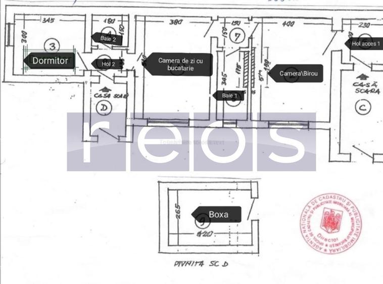 DE VANZARE 2 CAMERE IN VILA P+2 + BOXA + 2 BAI - CENTRALA - VICTORIEI - 9