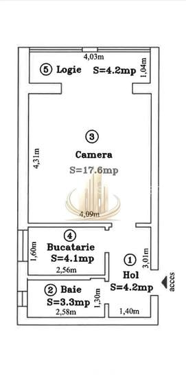 Apartament 1 cameră – Zonă Brâncoveanu | Ideal locuință sau investiție - 10