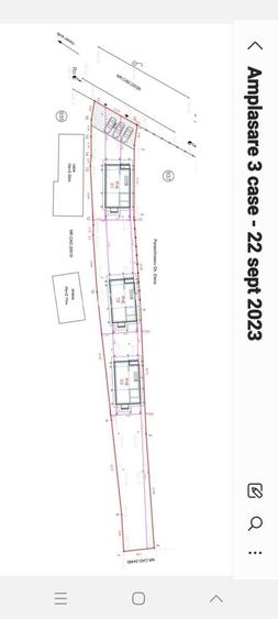 Teren 1000 mp cu Autorizatie valabila de Construire pentru 3 Case P+1 - 4