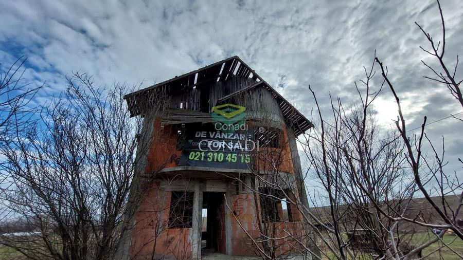 Vila la rosu cu teren in comuna Cornetu - 9