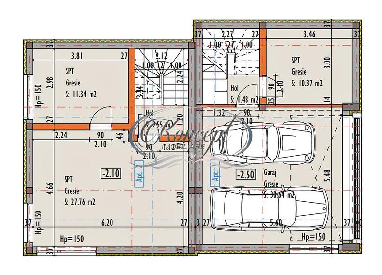 Duplex finalizat, cu garaj in Damnul Rotund - 1