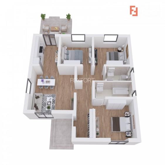 Casa individuala cu 4 camere - Toate utilitatile + Asfalt - Mosnita Noua - 6