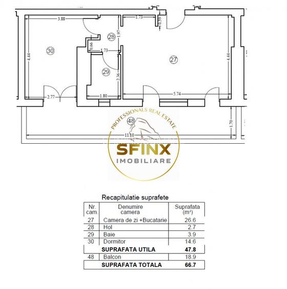 2 camere I vedere la lac I imobil 2024 I terasa 19mp  - 1