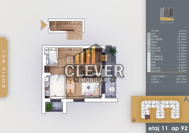 Duplex 3 camere Finalizat - Pallady, 8 min metrou Nicolae Teclu - 4