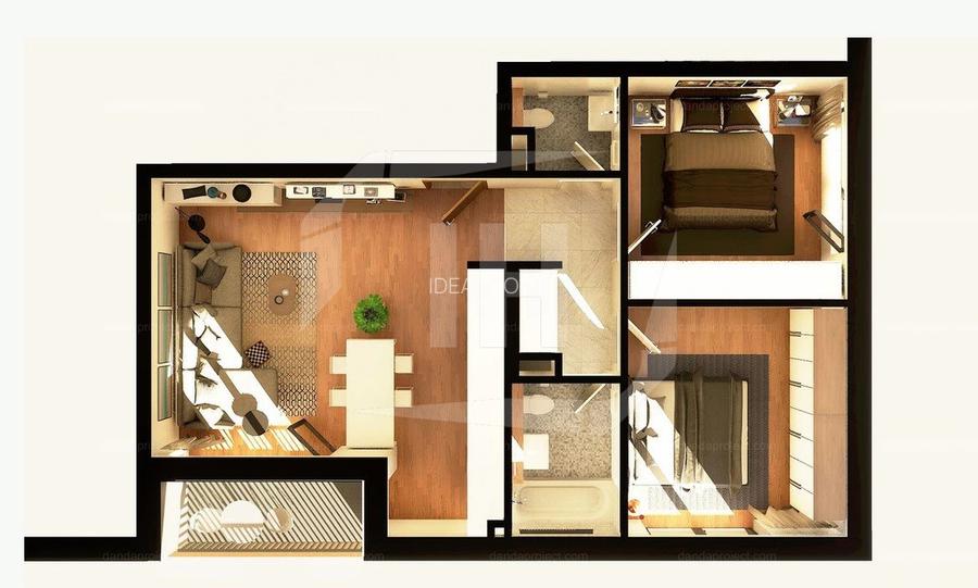 Apartament de 3 camere ideal pentru o familie - 4