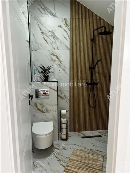 Penthouse 3 camere 2 bai parcare mobilat complet Turnisor Sibiu - 18