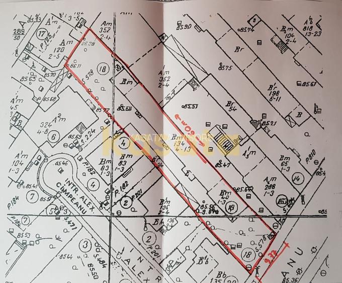Teren de vanzare 582 Mp. - Zona Ion Mihalache/Piata 1 Mai - 2