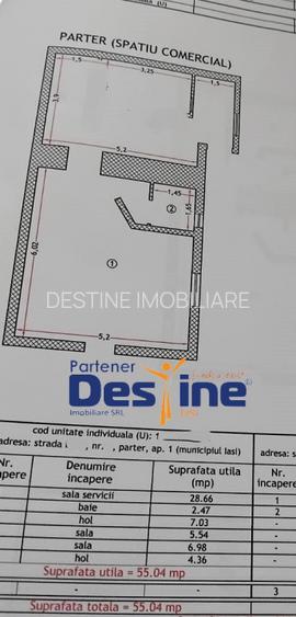 Chirie Spațiu comercial Kaufland Podu de Piatra 56 mp la stradă vitrina renovat - 11