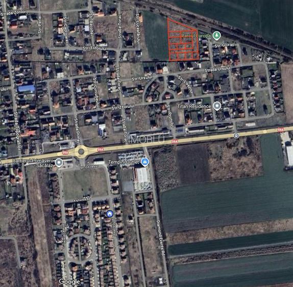 Comision 0%! Parcele de teren intravilan, Cartier Europa - Sacalaz! - 2