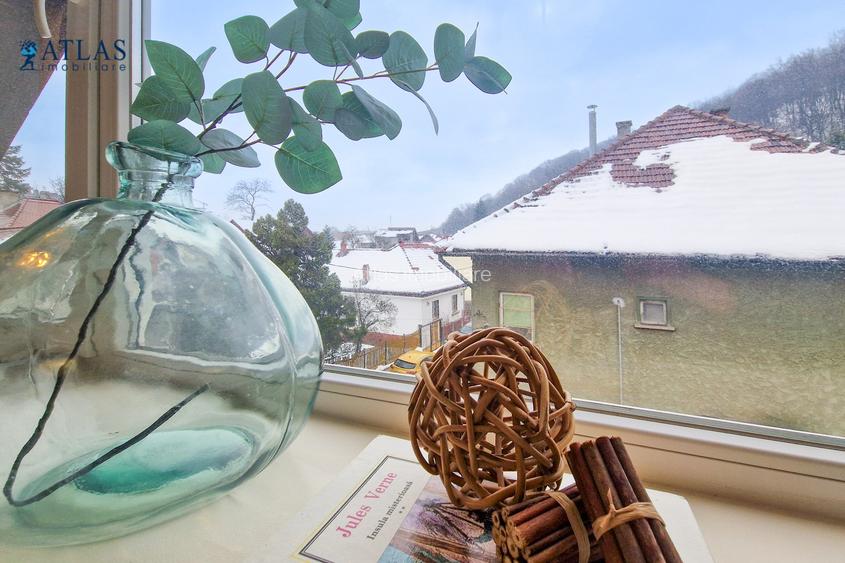 Nou amenajat, ultracentral, 100 mp., mansarda in vila, aer conditionat, parcare - 19