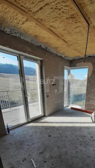 Casa individuala semifinisata 4 camere, 150 mp, teren 550 mp, Chinteni - 2