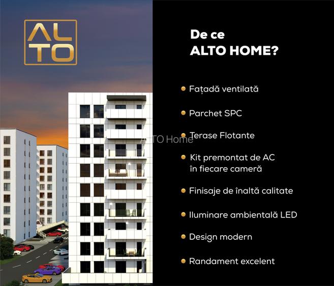 ALTO Home - Apartament tip Studio - Direct Dezvoltator - 11
