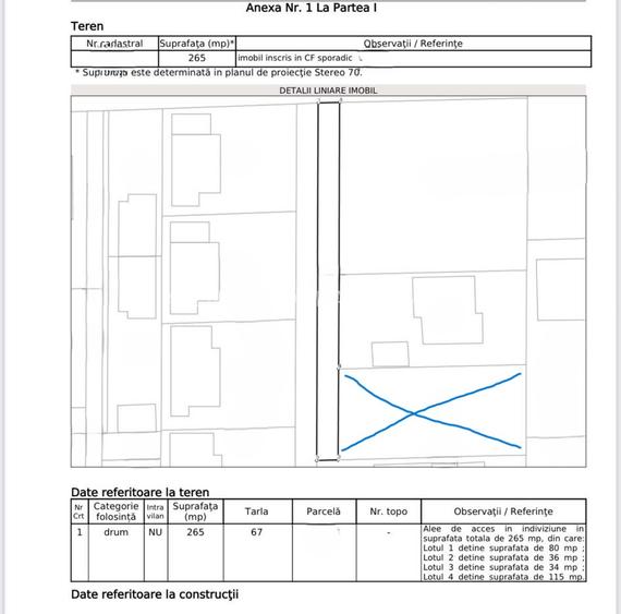 Vânzare teren în Sat Costi, zona Floricultura, 624mp (590 curte+34 alee) - 5