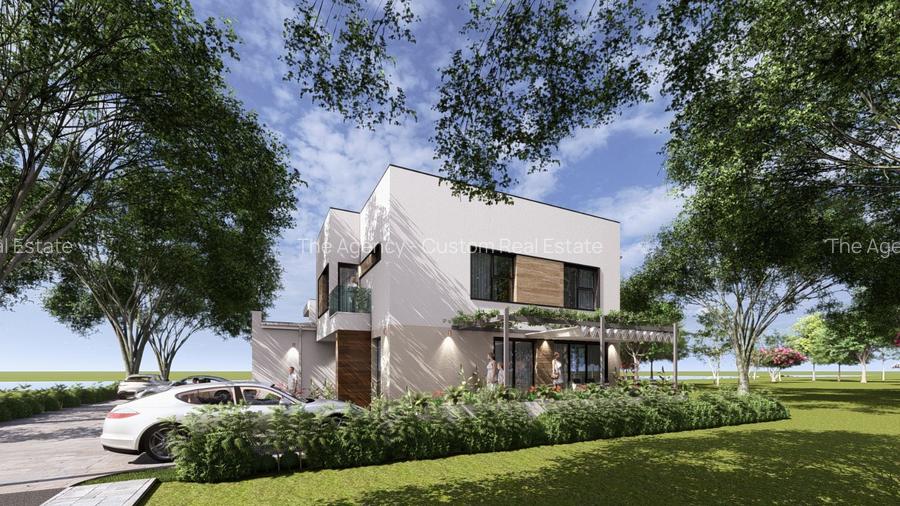 Duplex cu iesire la lac - 5 camere -Corbeanca, central - 12