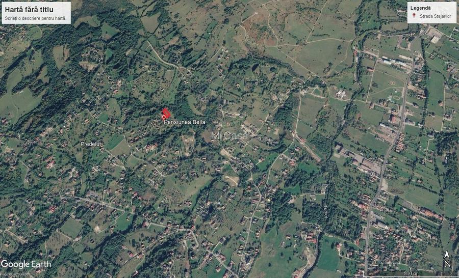 Teren intravilan cu priveliste frumoasa-Predelut - 2