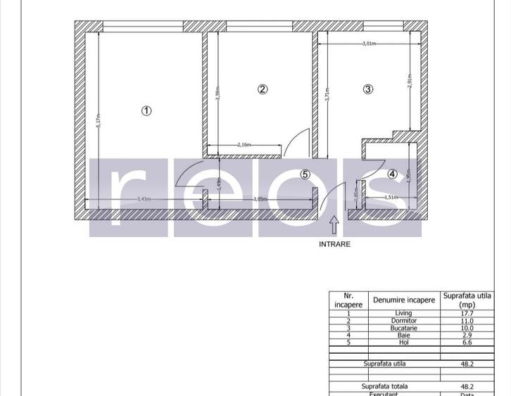DE VANZARE – APARTAMENT  2 CAMERE DECOMANDAT -  VALEA OLTULUI | METROU - 9