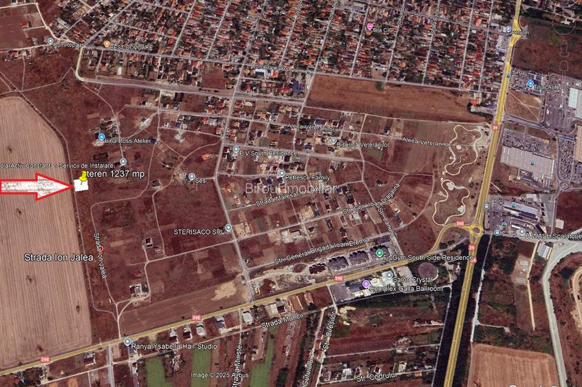 Teren intravilan 1.237 mp – Constanța, Deschidere la 2 străzi - 2