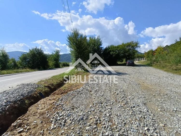 Teren  construibil ,la sosea, intre Vale si Sibiel, zona cu potential - 5
