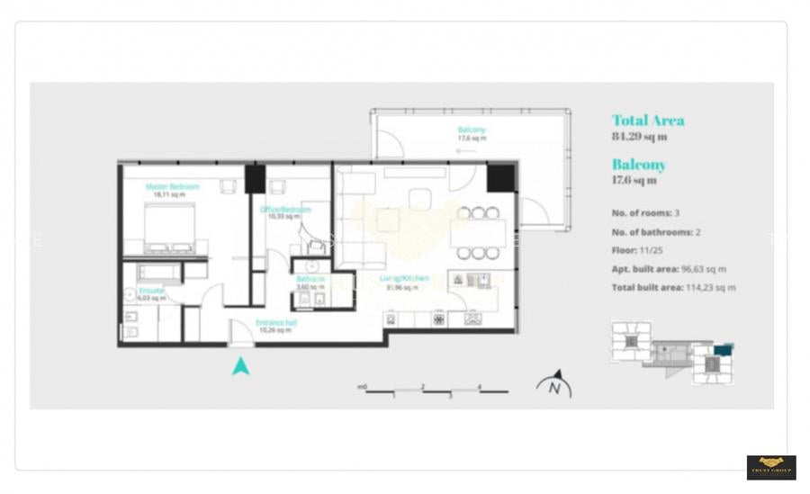 Apartament 3 camere | Floreasca | Loc de parcare + Boxa - 21