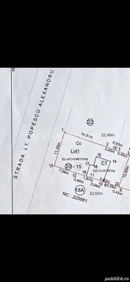 De vazare teren 248 mp cu Autorizație de construire Auchan Titan - 3