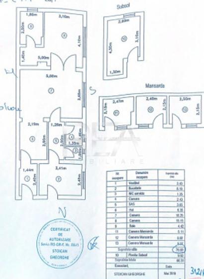 Apartament 3 camere, Unirii - 9