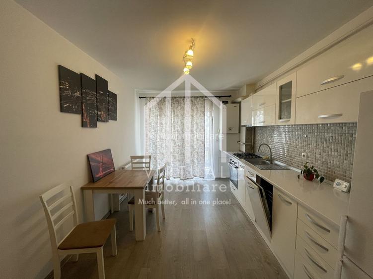 Apartament de inchiriat cu 2 camere, mobilat si utilat, balcon - 10