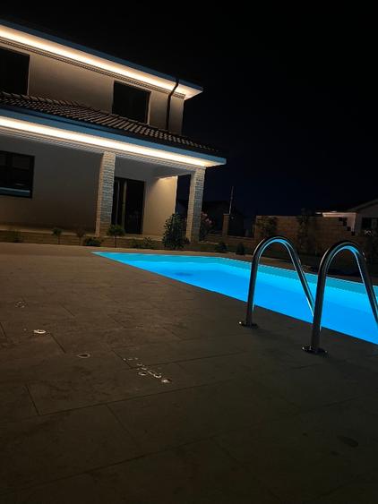 Casă individuală Premium | Piscină încălzită | Teren 605 mp | Moșnița Nouă