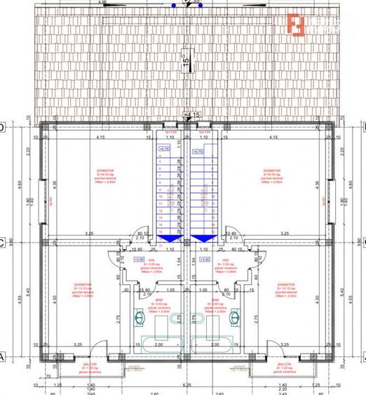 Duplex Mosnita, 4 camere, 2 bai - Toate utilitatile